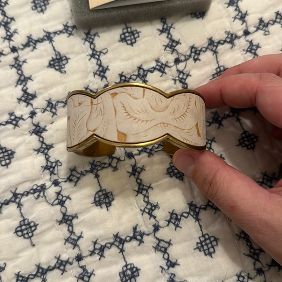 Patricia Nash cuff bracelet. NWT leather and metal combo. - Picture 3 of 5